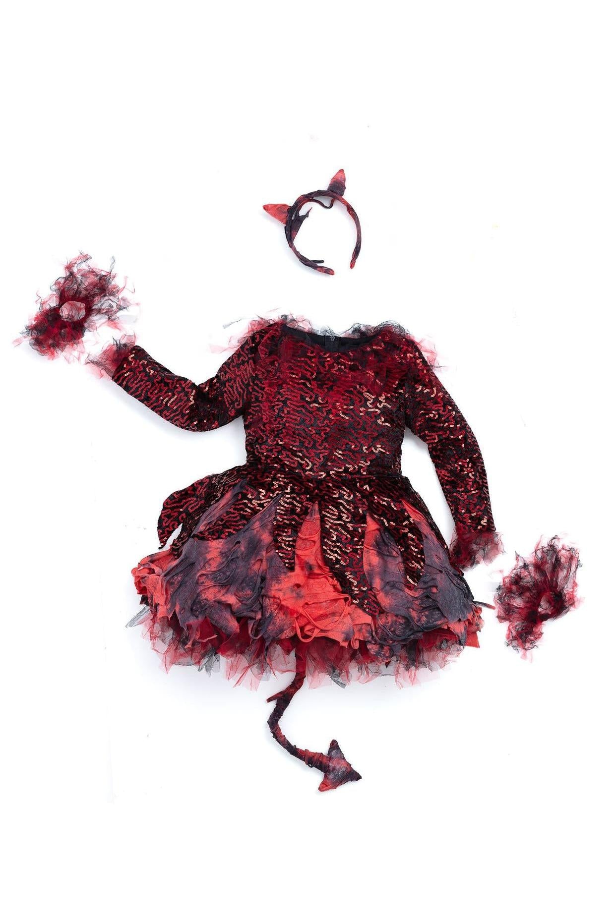 Punk Devil Costume For Girls - Chasing Fireflies