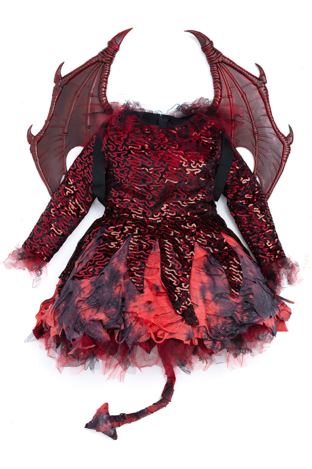 Punk Devil Costume For Girls Size 14 Punk Devil Costume For Girls Size 14