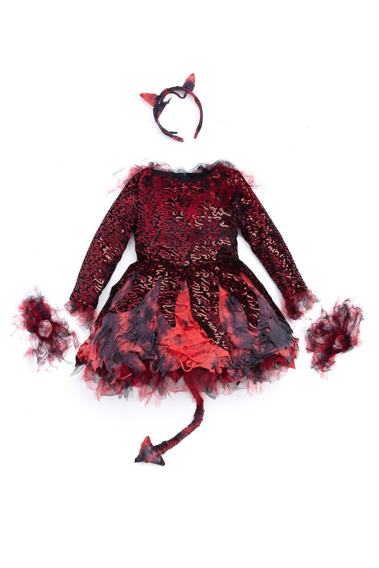 Punk Devil Costume For Girls - Chasing Fireflies