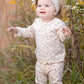 Starry Night Rib & Textured Cream Knit 2-Pc. Set