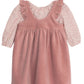 Dashing Leopard Mauve Rayon & Corduroy 2-Pc. Set