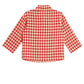 The Brothers Woven Red Plaid Long Sleeve Top