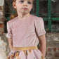 Velvet Jacquard Pleated Dress  Potpouri