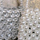 Faux Pearls Bag – Crystal