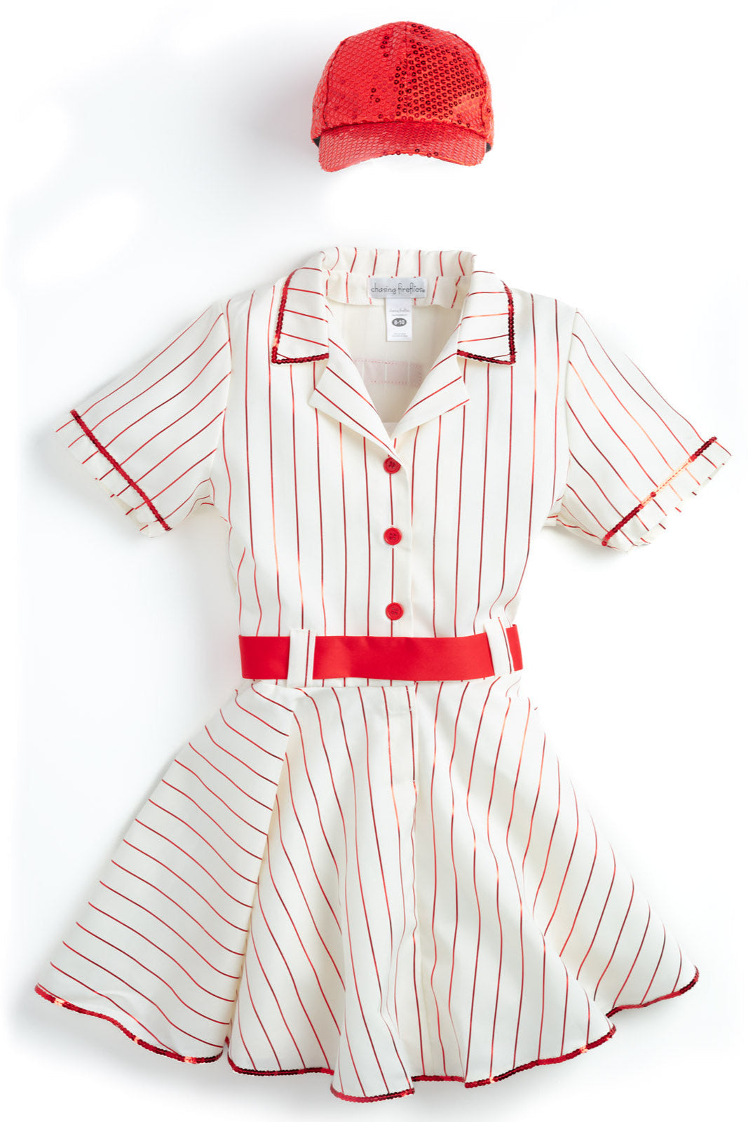Retro Baseball Player Costume For Women - Chasing Fireflies