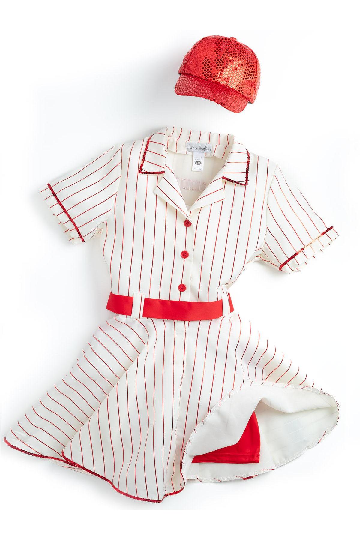 Retro Baseball Player Costume For Women - Chasing Fireflies