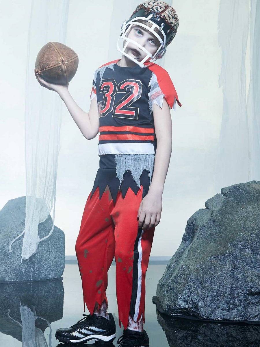 Zombie Football Player Costume for Boys – Chasing Fireflies