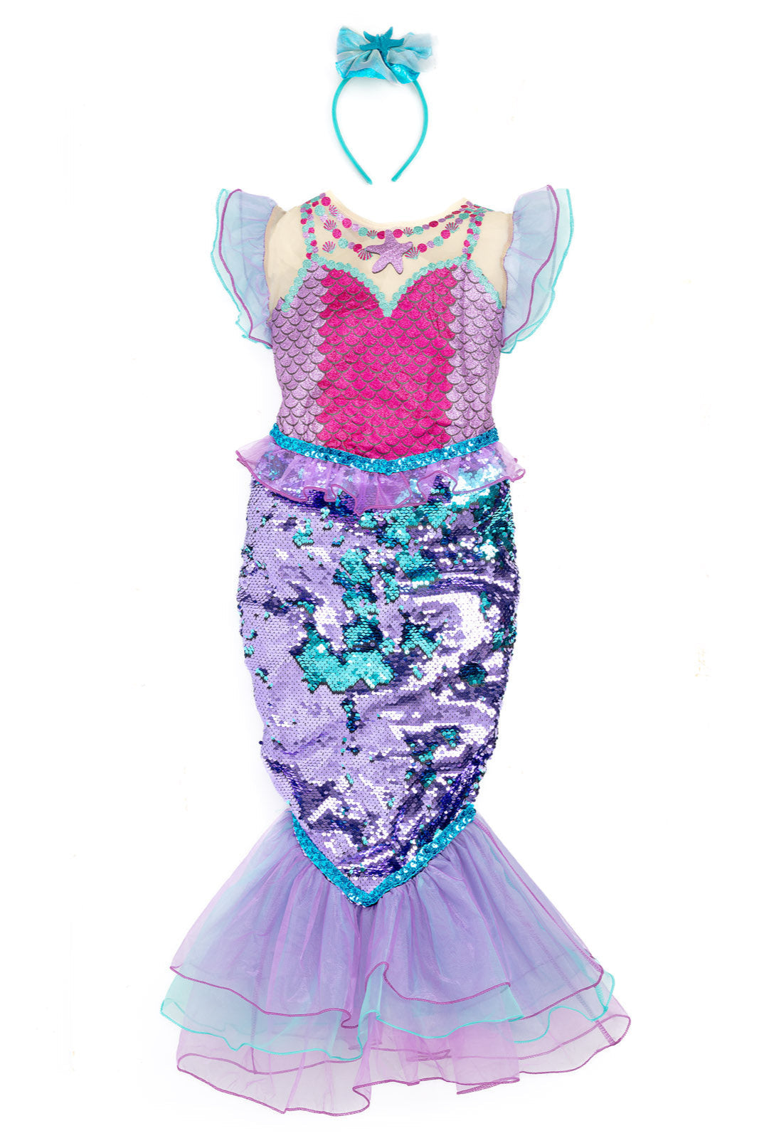 Sequin Mermaid Costume for Girls Size 6 Sequin Mermaid Costume for Girls Size 6