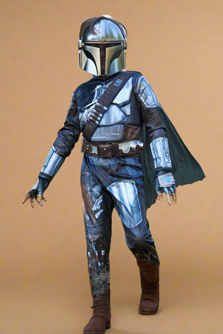 Mandalorian Deluxe Star Wars Costume for Kids