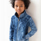 Boys Paulie Navy Tie-Dye Track Jacket