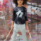 Boys AJ Grey Herringbone Sweats