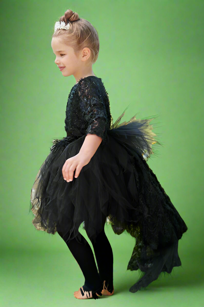 Black Swan Costume for Girls