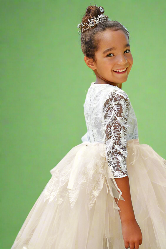White Swan Costume for Girls