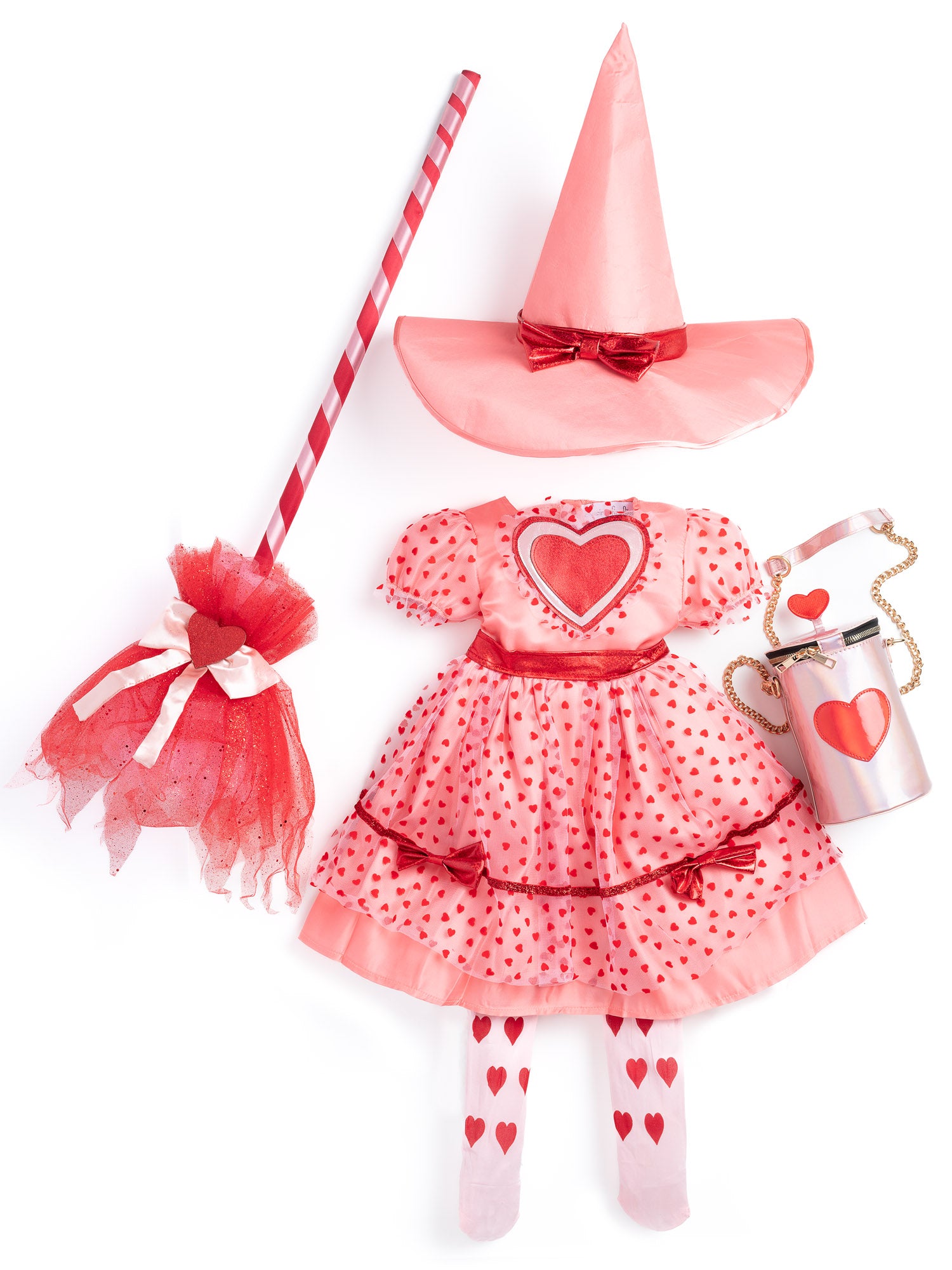 Love Heart Tights for Girls