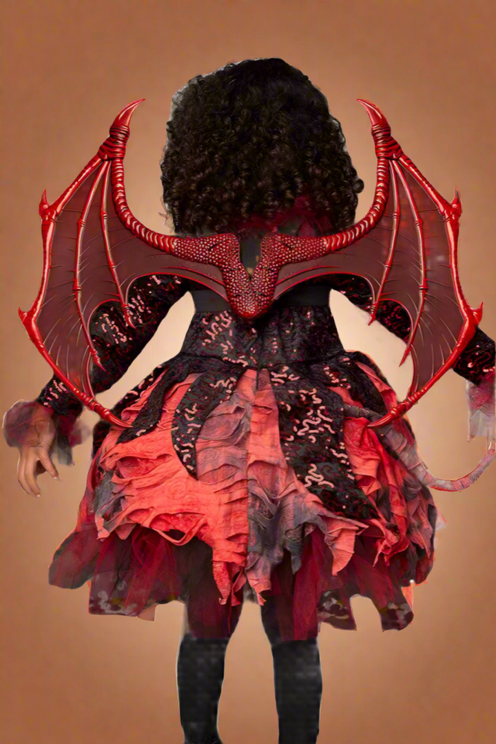 Red Devil Wings for Kids
