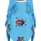 Americana Cowgirl Skirt with Sequin Patches