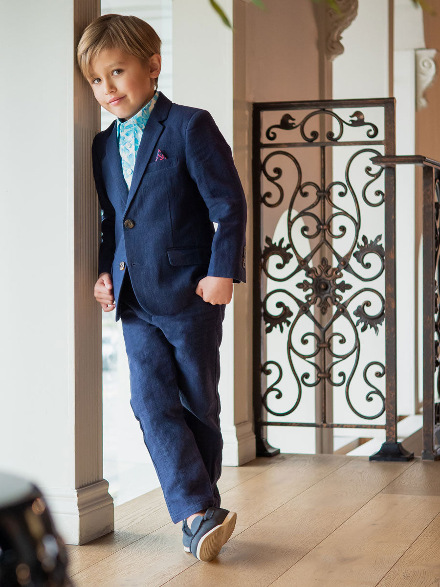 Boys Navy Blue Sports Jacket