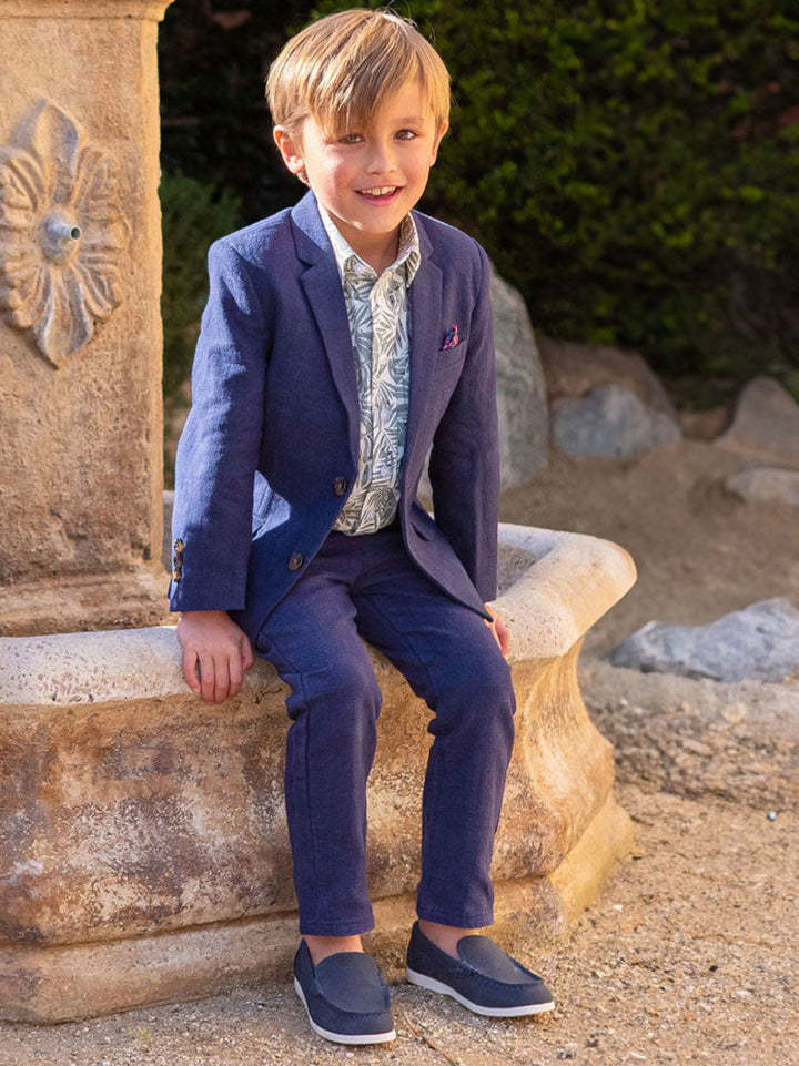 Boys Navy Blue Sports Jacket