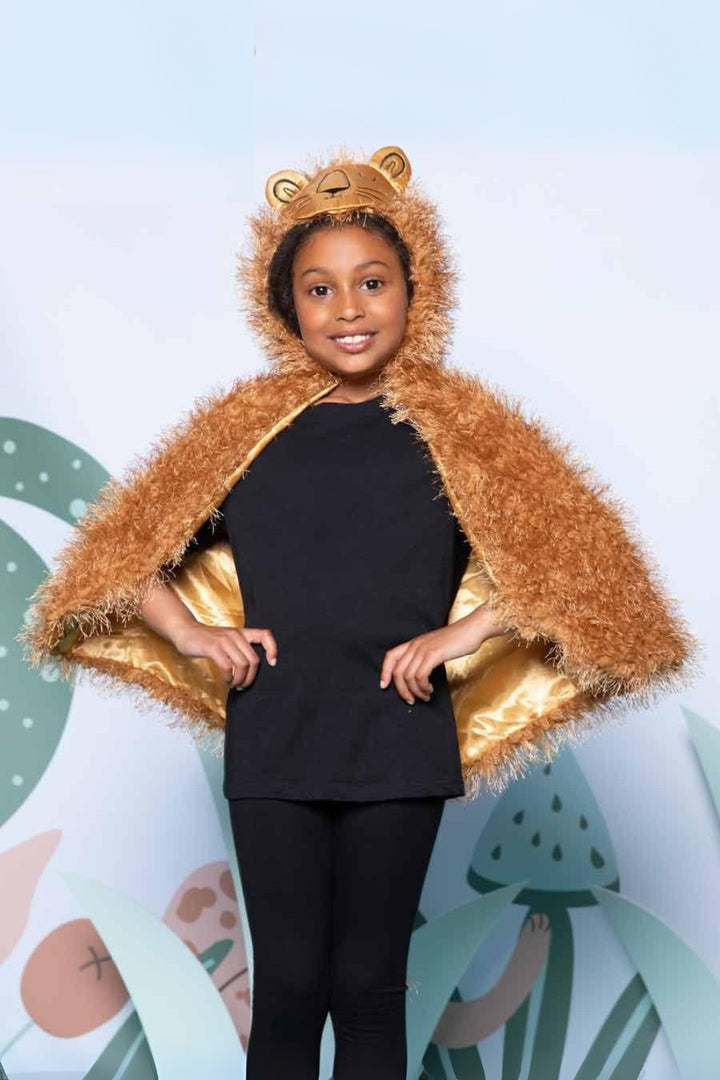 Lion Cape With Hood for Kids