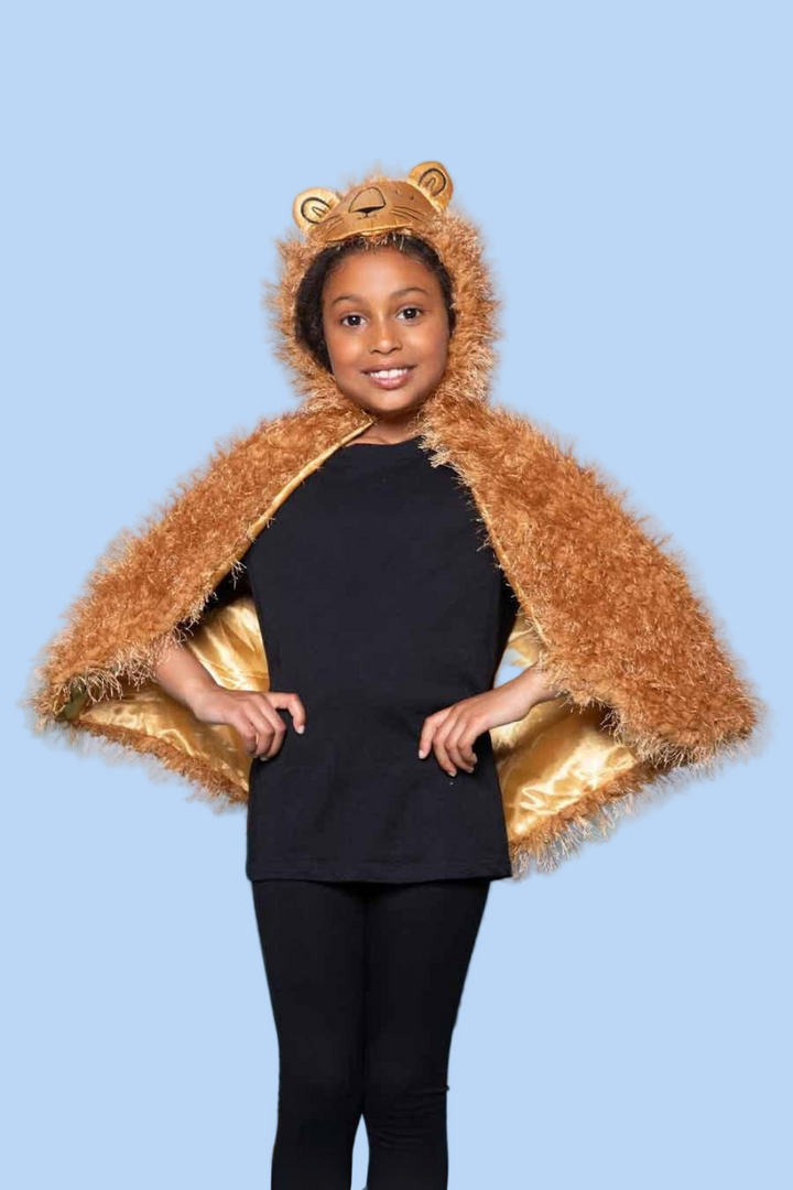Lion Cape With Hood for Kids