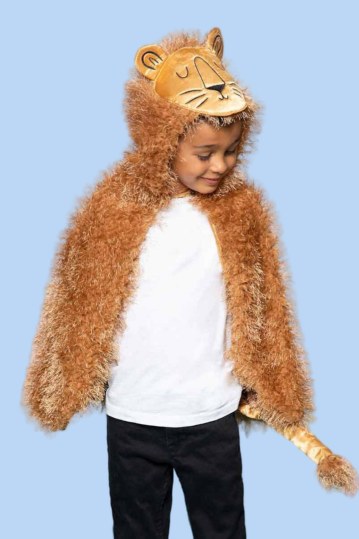 Lion Cape With Hood for Kids
