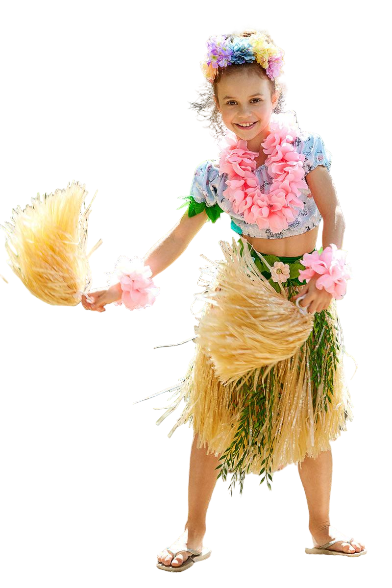 Hula Dancer Costume for Girls