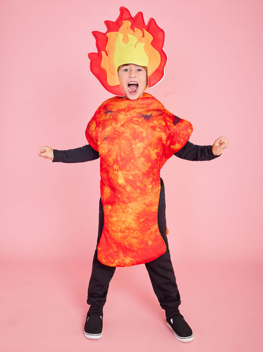 Hot Wings Costume and Wig Set for Kids
