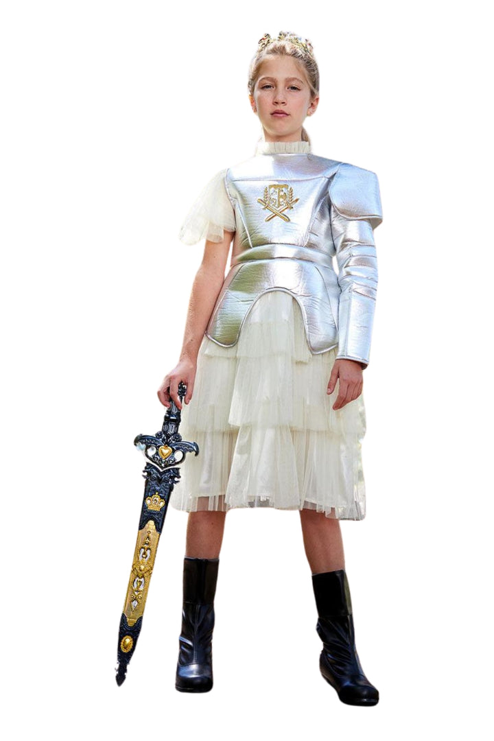 White Knight Costume for Girls