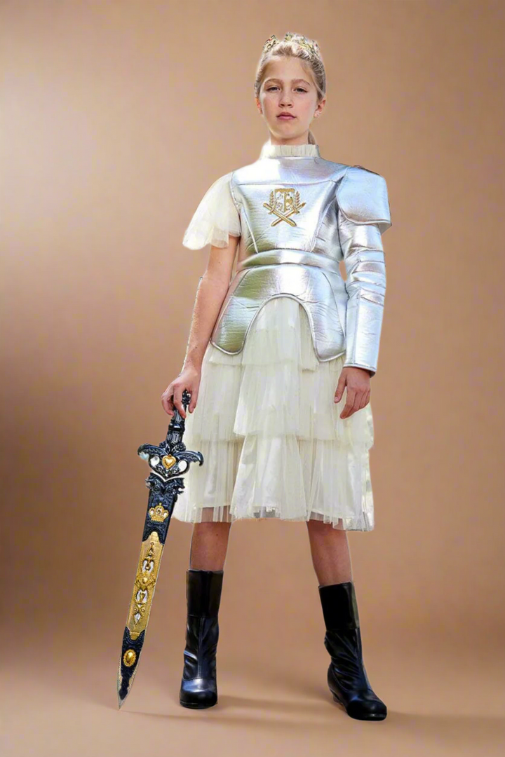 White Knight Costume for Girls