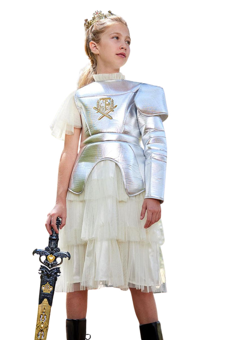 White Knight Costume for Girls