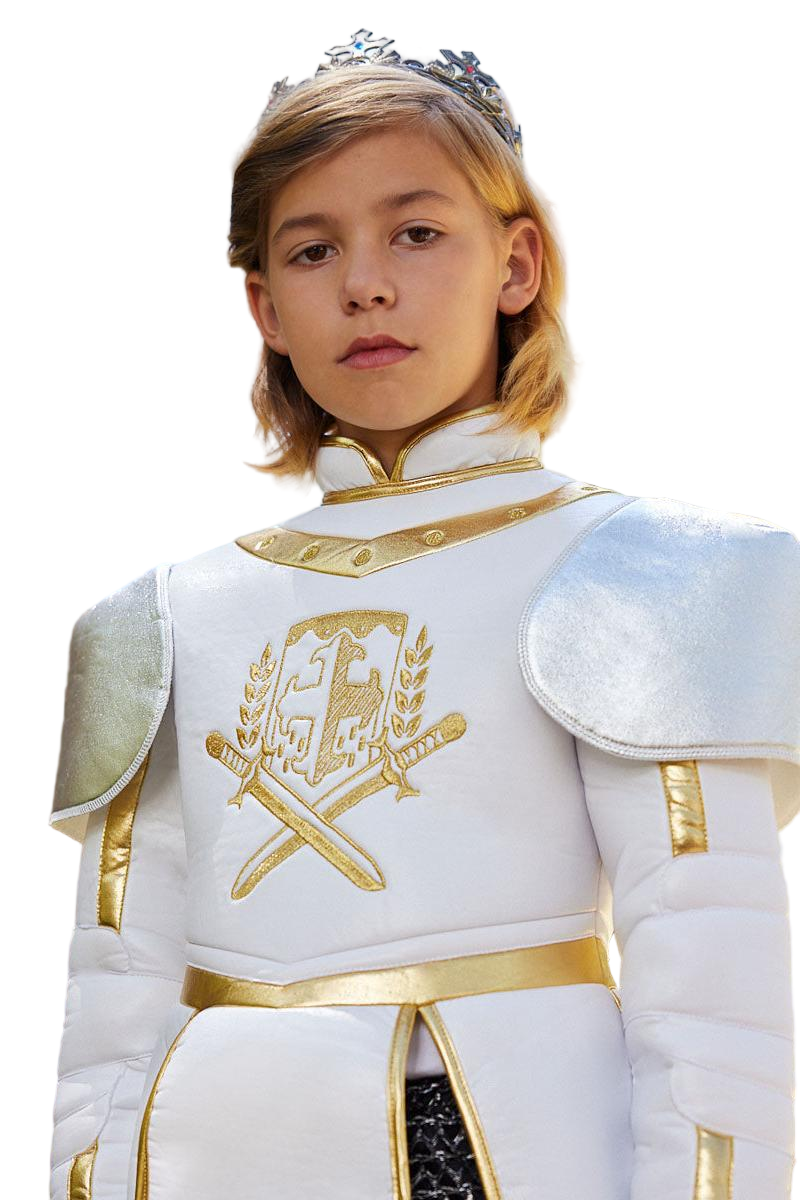 White Knight Costume for Boys
