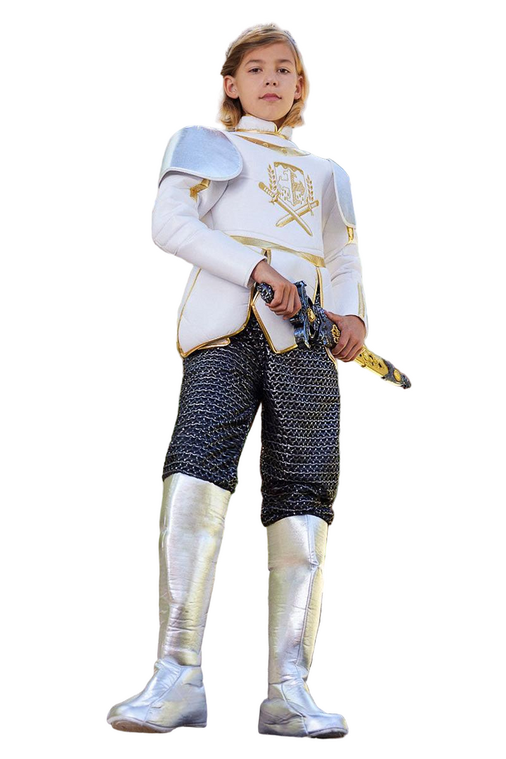 White Knight Costume for Boys