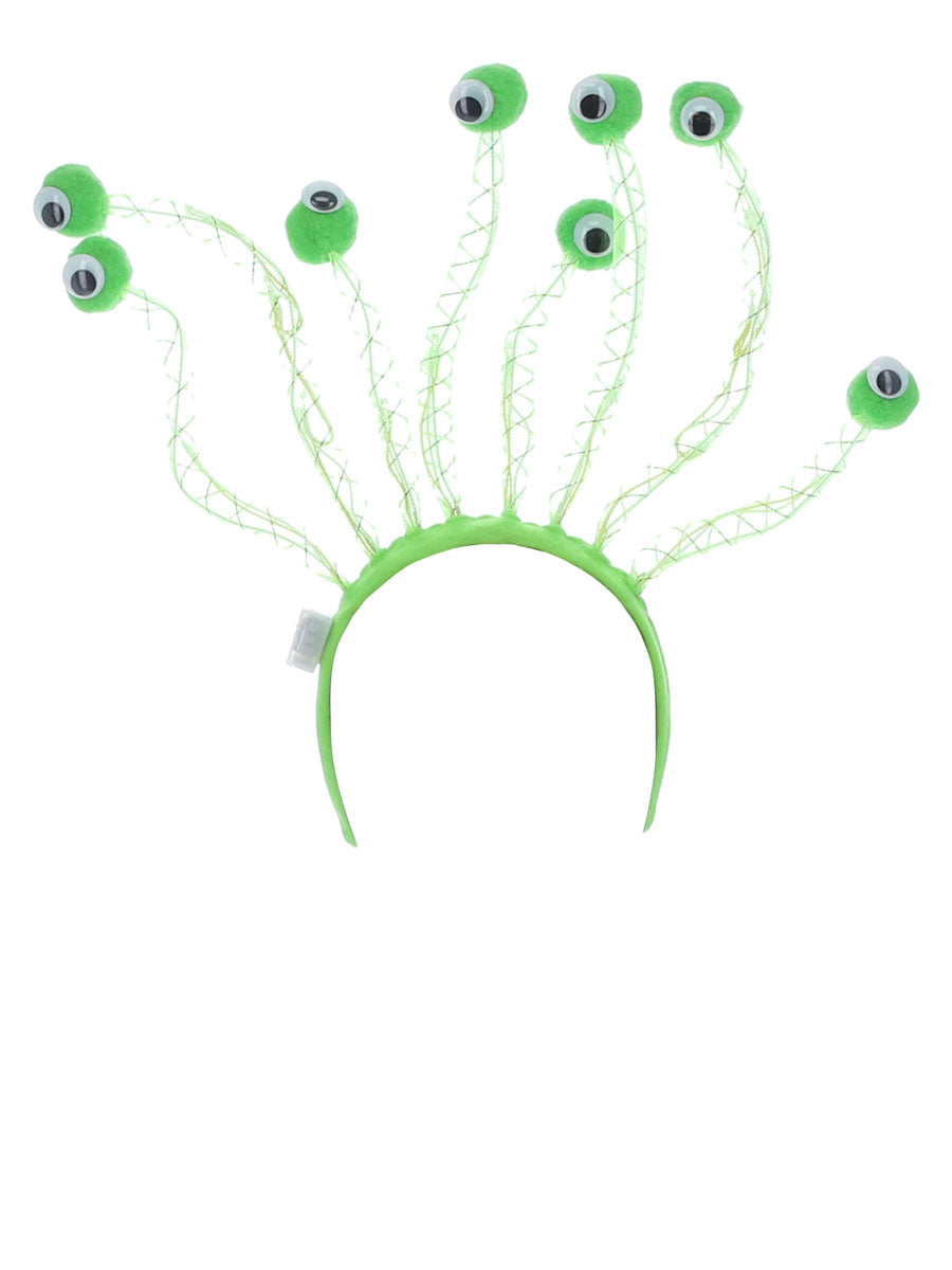 Green Light-Up Alien / Monster Eye Headband