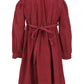Holly Red Corduroy Dress for Girls