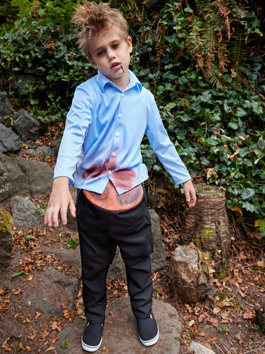 Cut in Half Zombie Costume for Kids