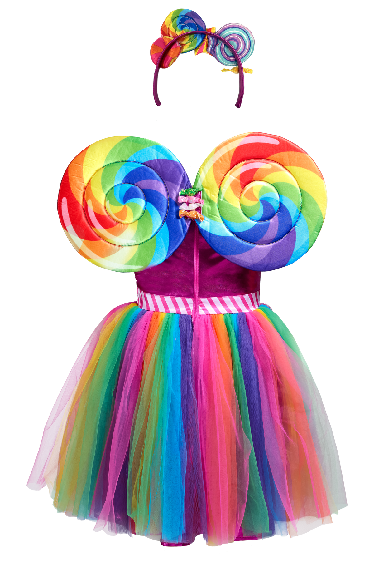 Rainbow Candy Fairy Costume Set for Girls