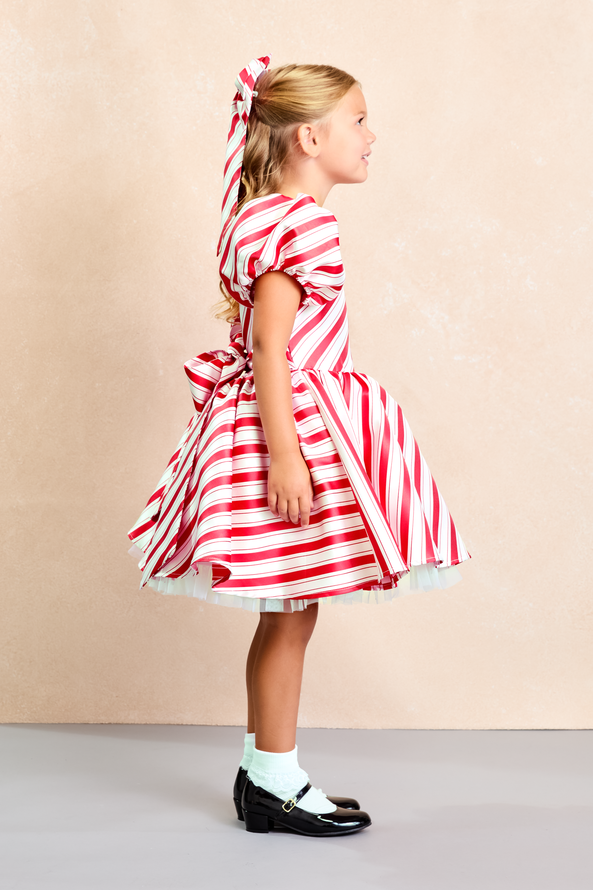 Holiday Candy Cane Dress for Girls