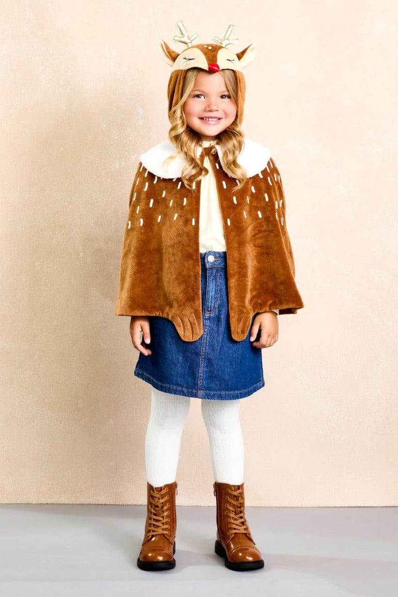 Holiday Reindeer Cape for Kids