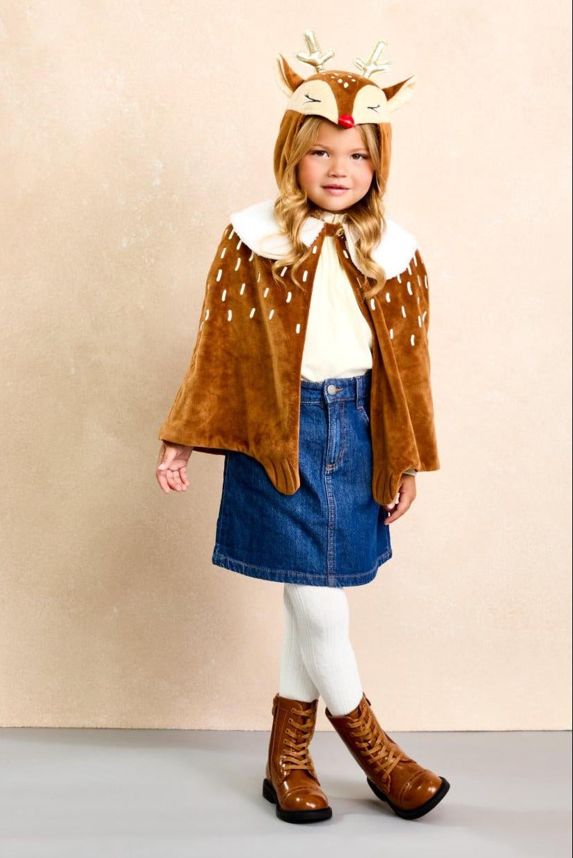 Holiday Reindeer Cape for Kids