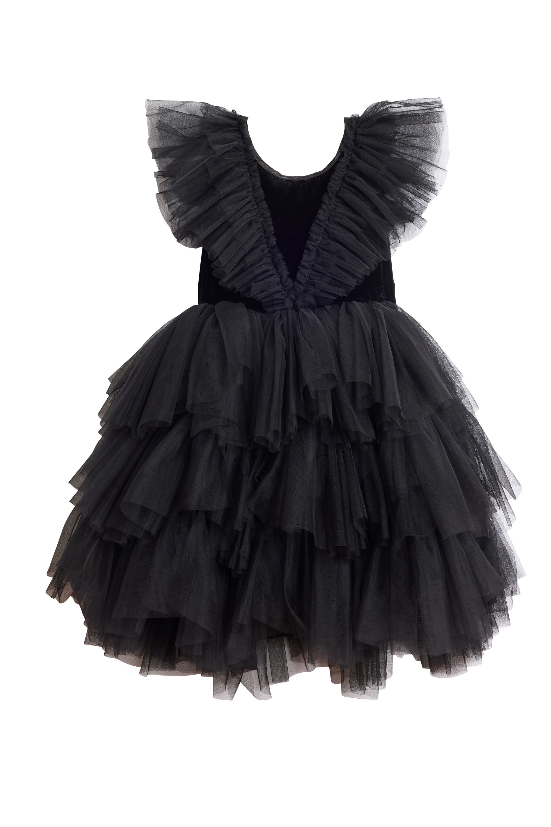 Dark Fairy Dress For Girls-Chasing Fireflies