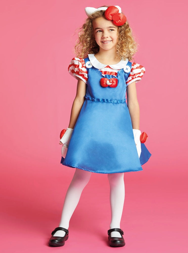 Hello Kitty® Sanrio® Blue Pinafore Costume for Girls