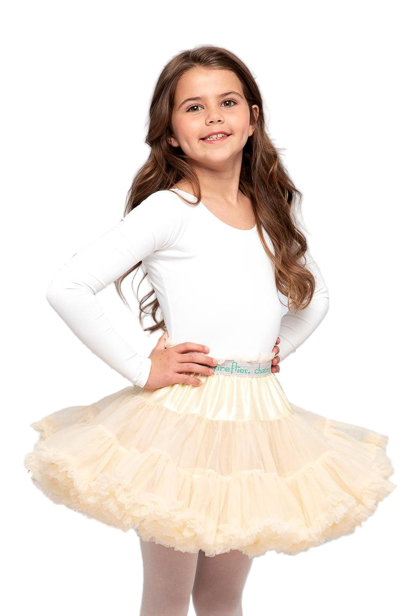 Gold Tutu Skirt for Girls-Chasing Fireflies