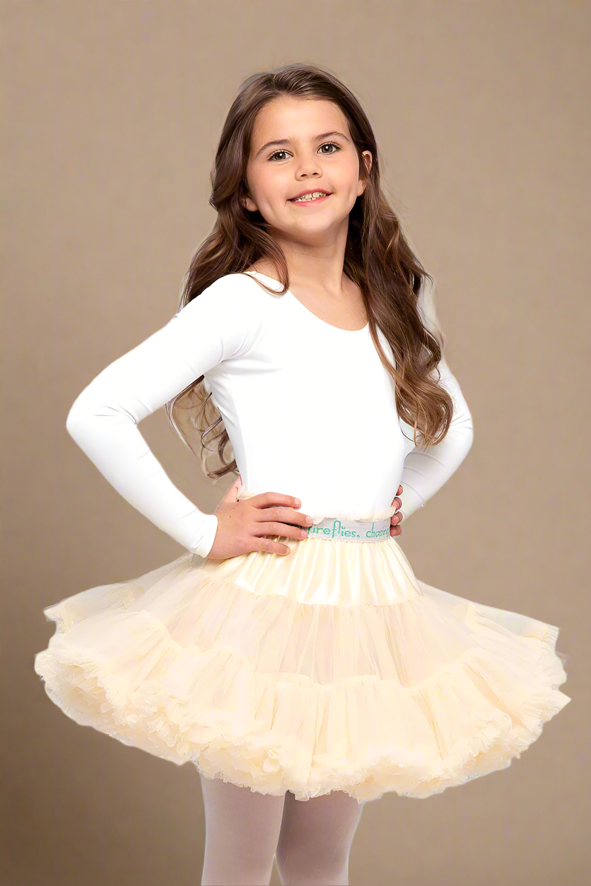 Gold Tutu Skirt for Girls-Chasing Fireflies