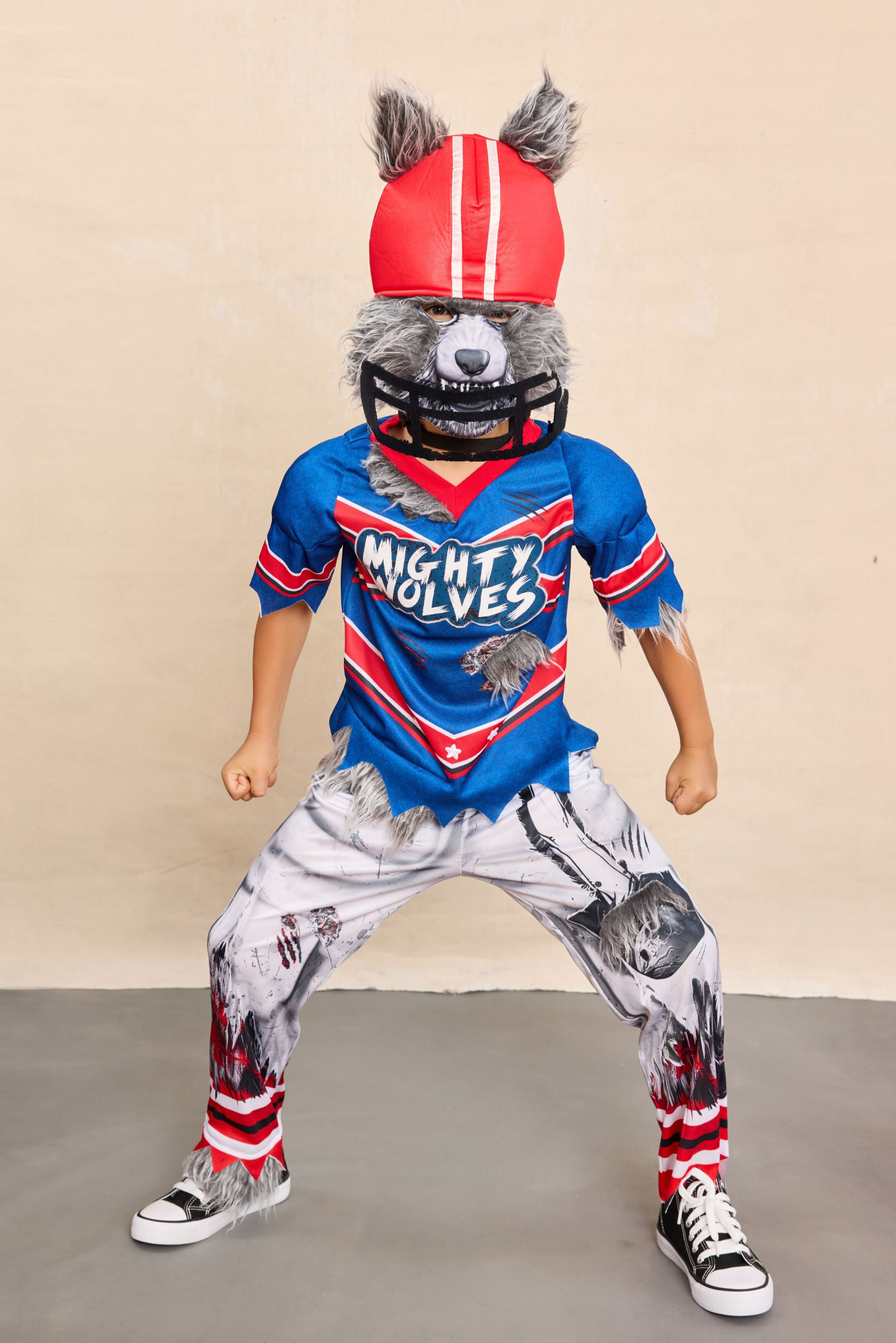 Mighty Wolves Footballer Costume For Boys-Chasing Fireflies