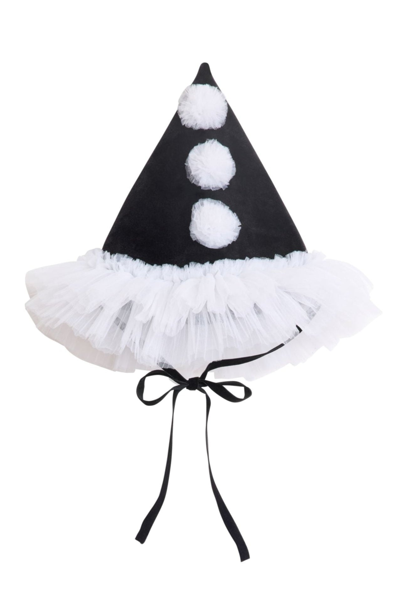 Pierrot Clown Costume Set for Kids - Cape (M/L), Hat (M/L), Shirt & Trousers