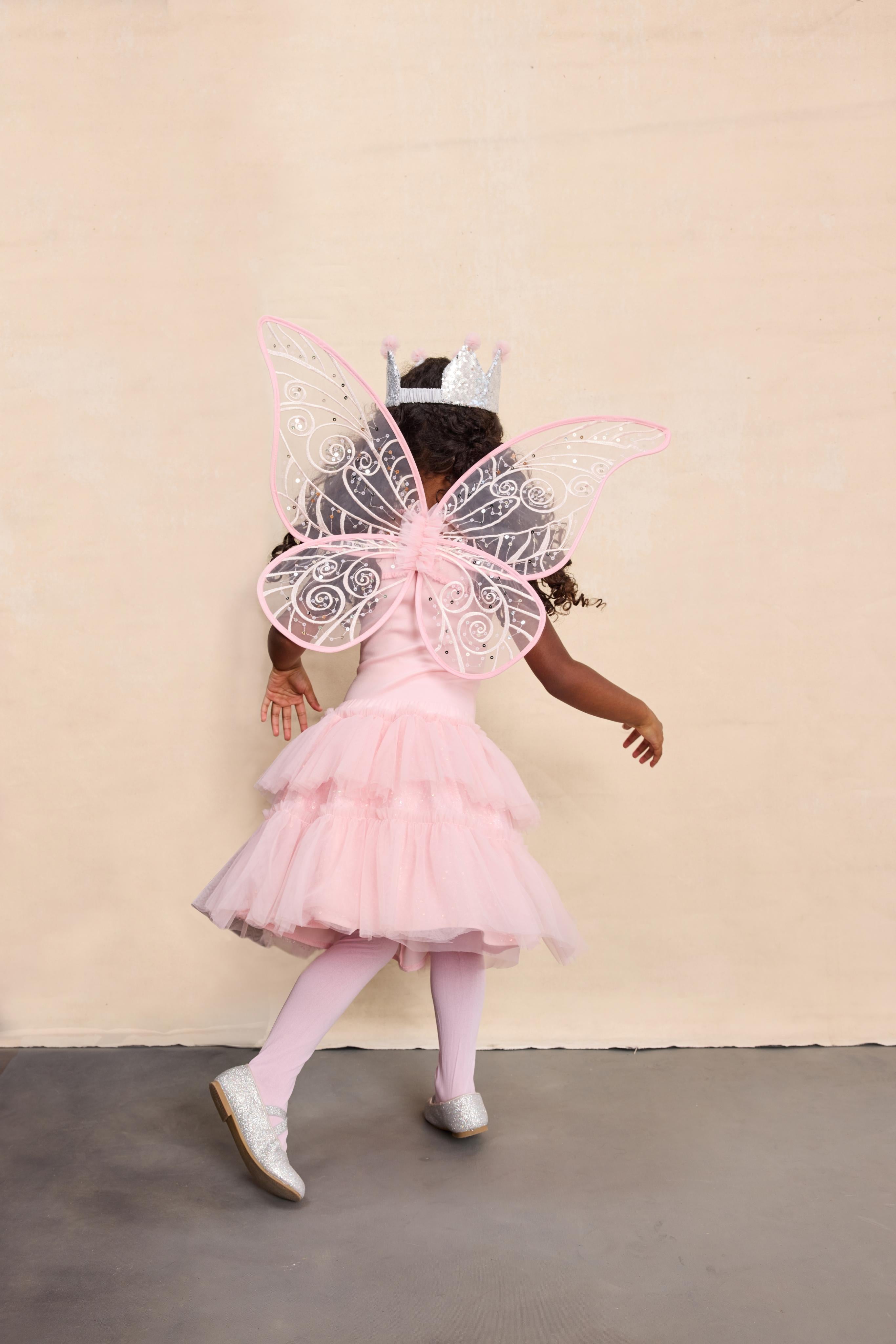 Pink Princess Fairy Costume Set for Girls - Chasing Fireflies