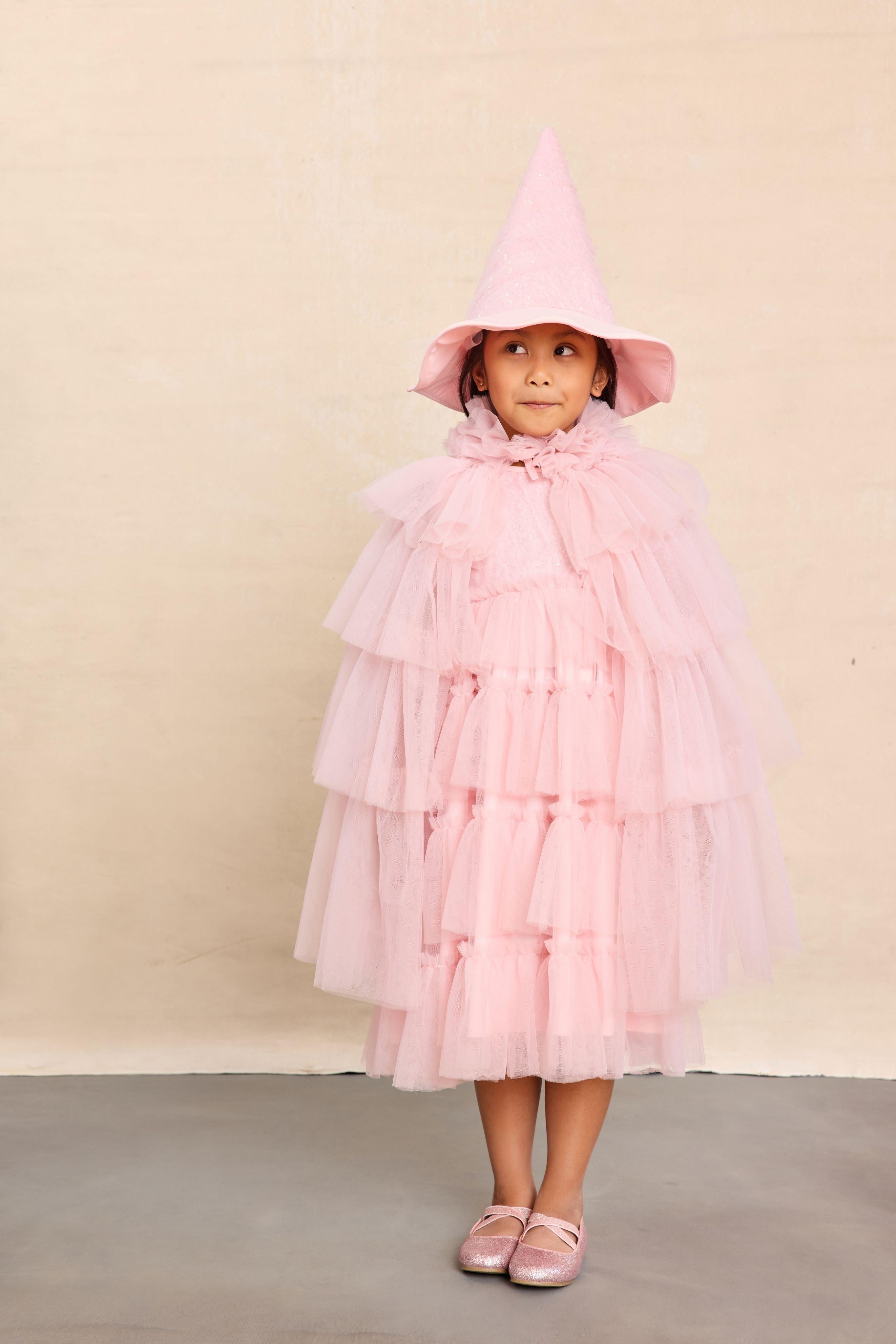 Pink Witch Dress For Girls - Chasing Fireflies