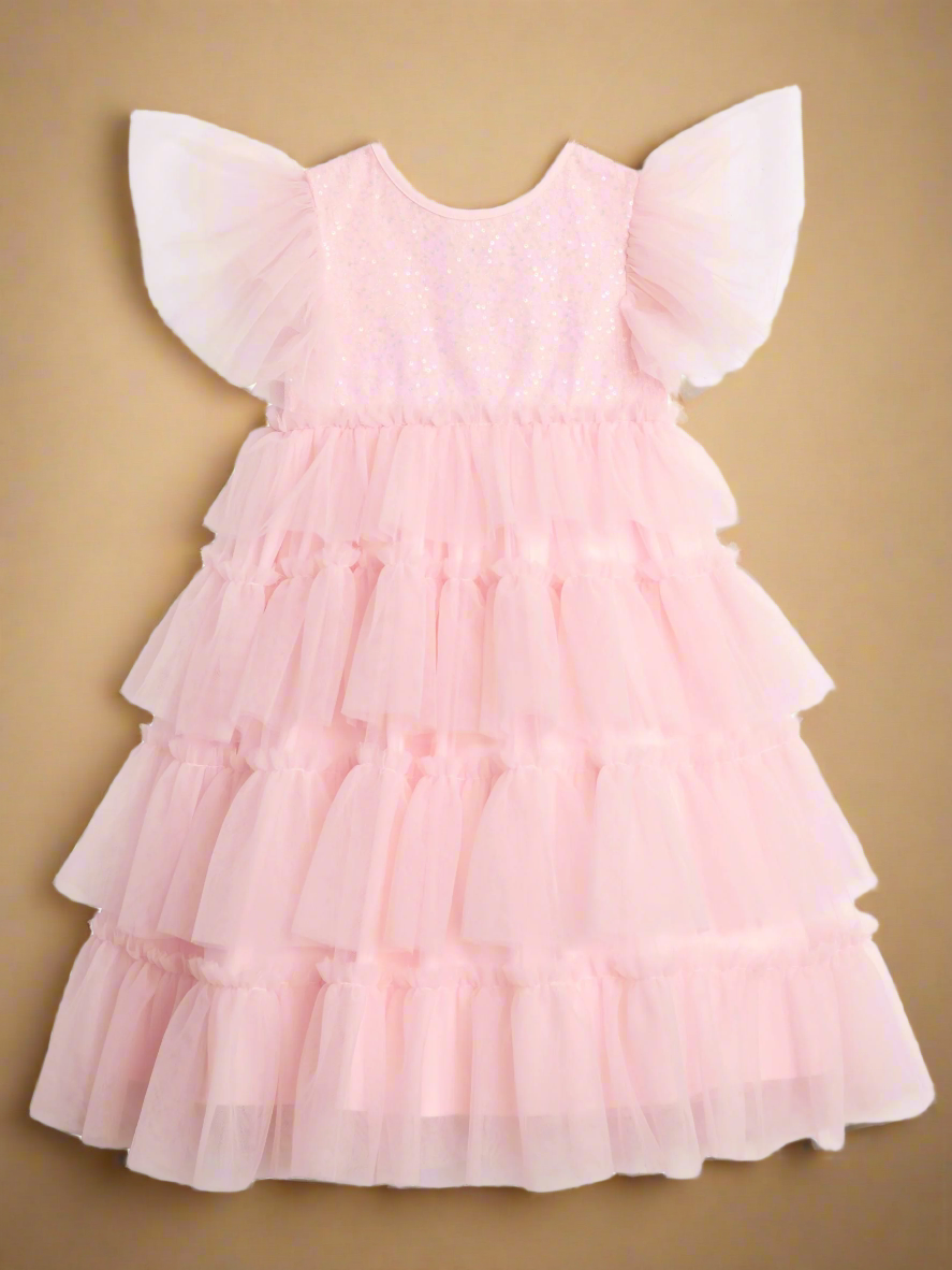 Pink Witch Dress For Girls - Chasing Fireflies