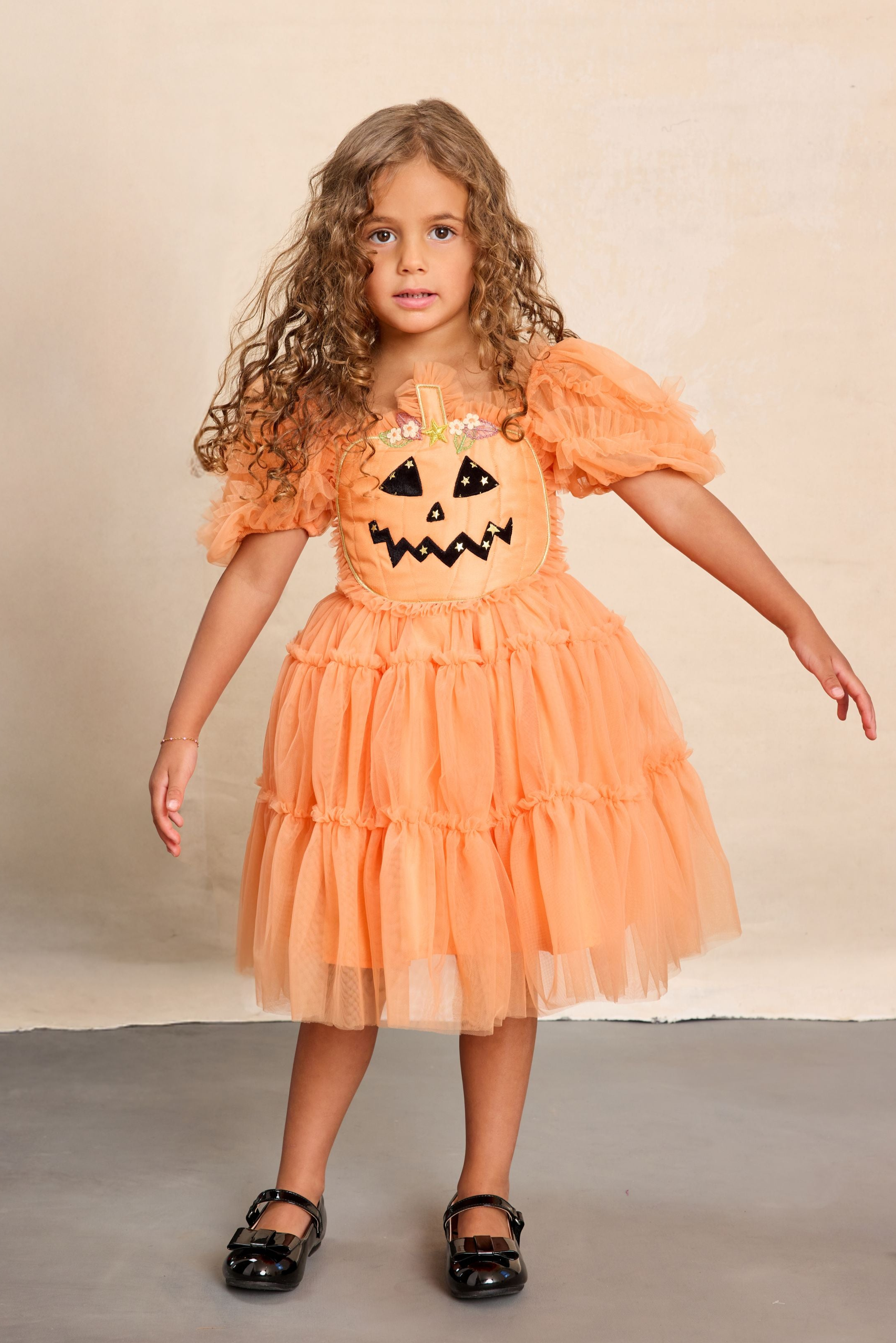 Pumpkin Dress For Toddler