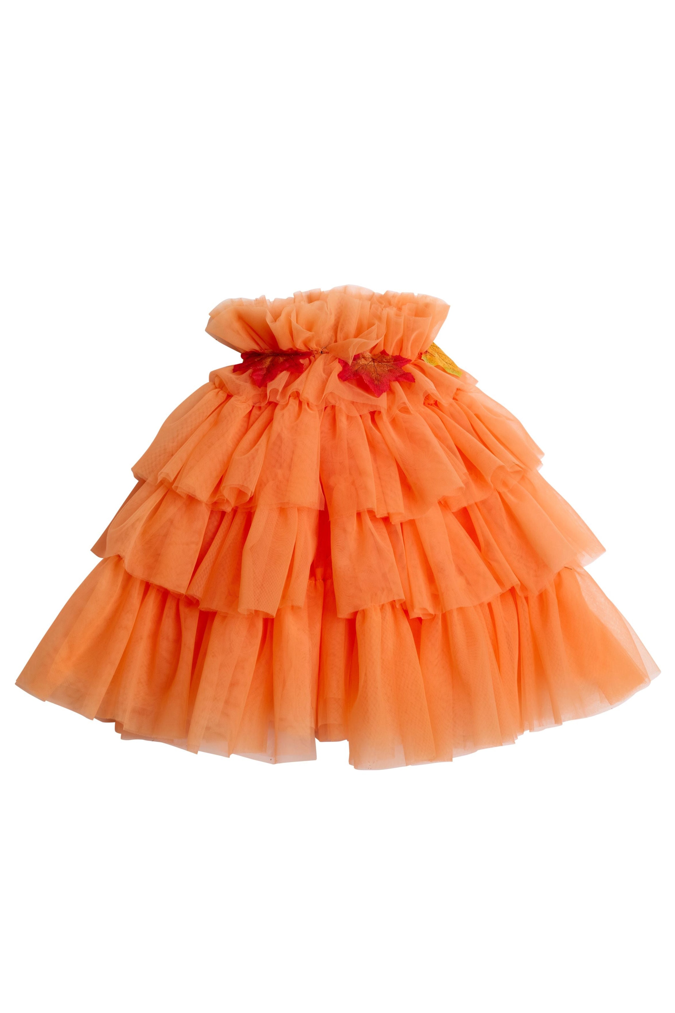 Pumpkin Cape For Toddler-Chasing Fireflies